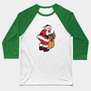 Santa with his bag Baseball T-Shirt